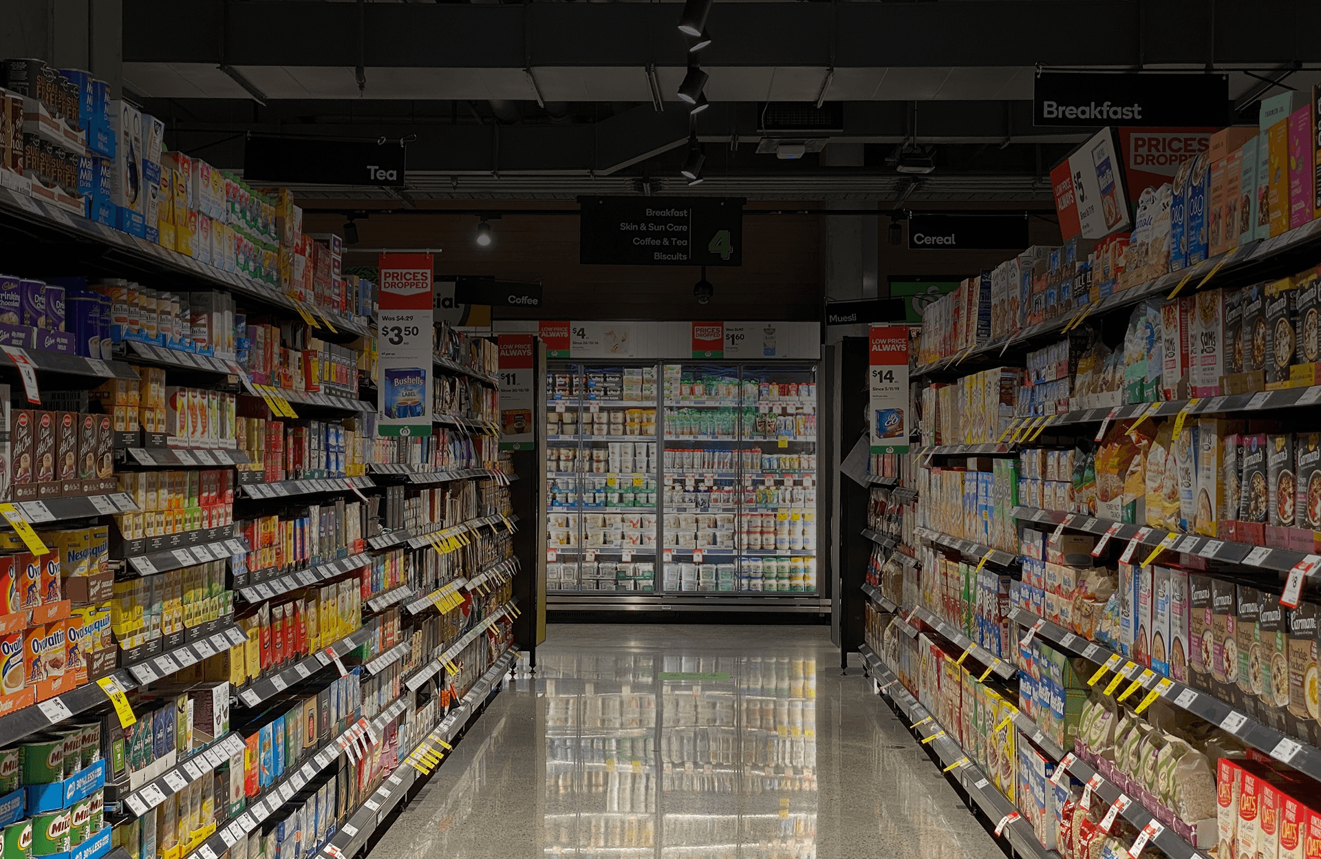 Retail store background